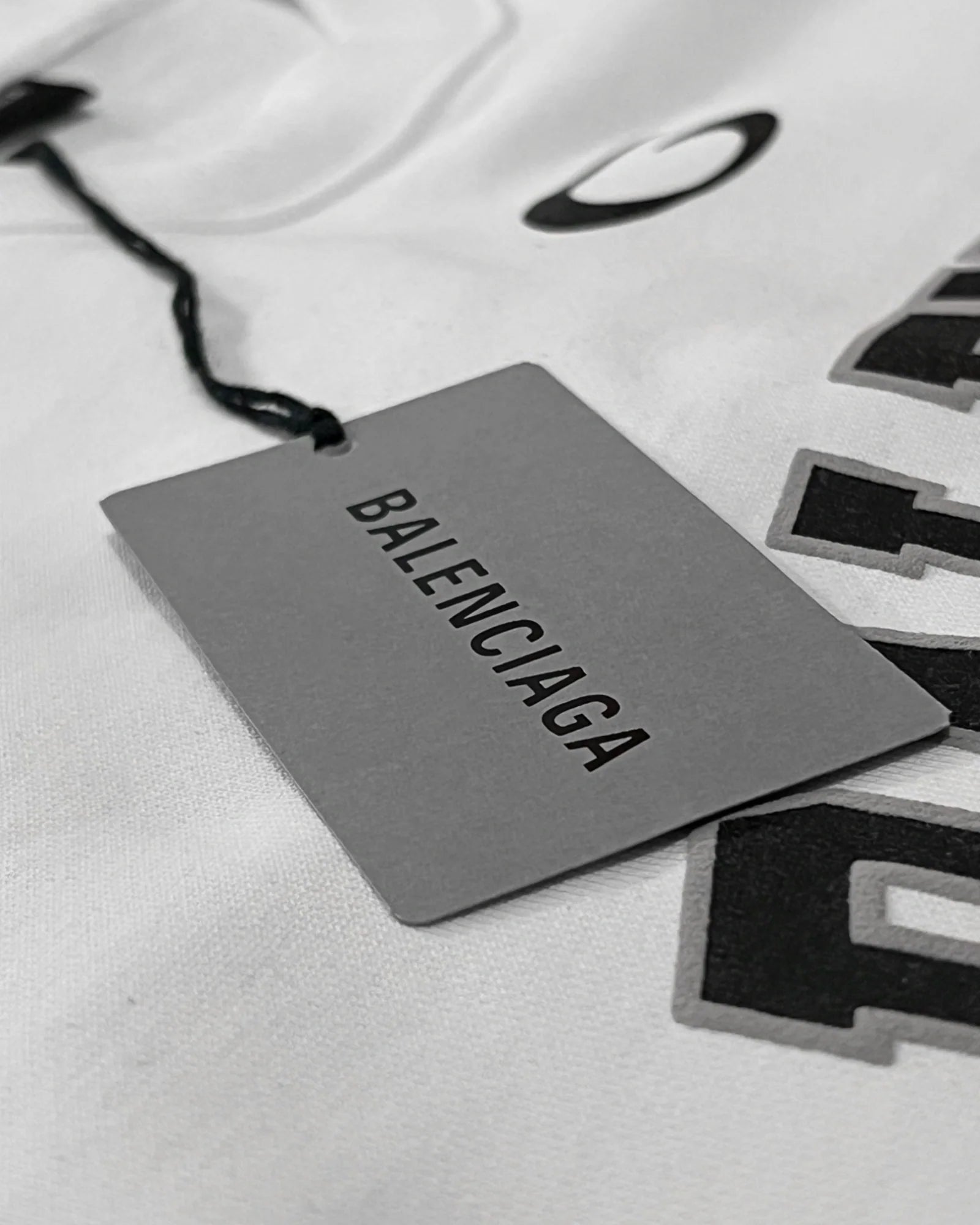 Balenciaga - 01 Mikina s logem College - bílá