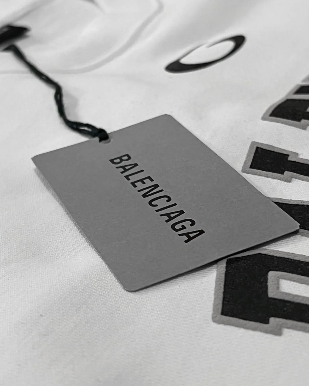 Balenciaga - 01 Mikina s logem College - bílá