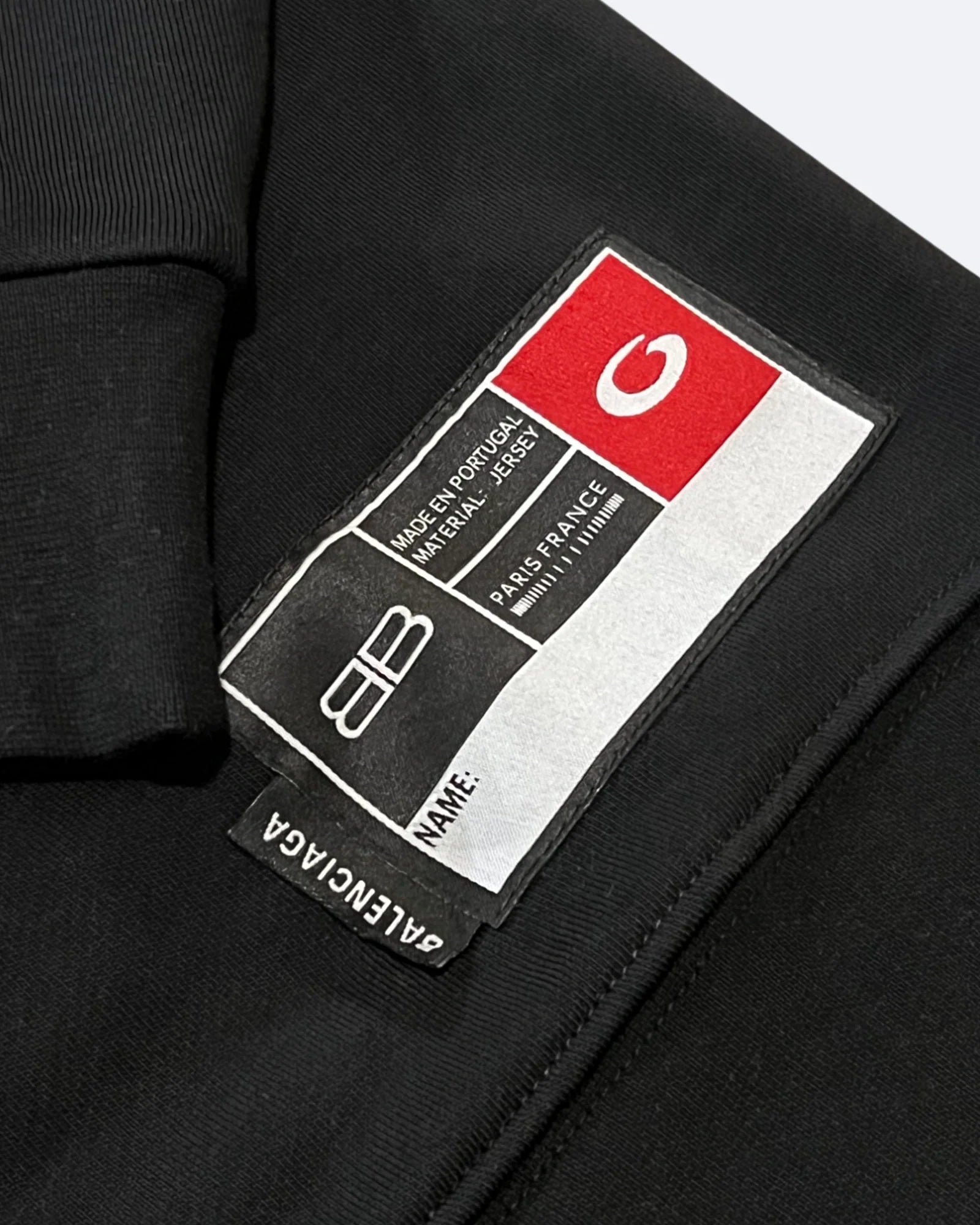Balenciaga – 01 Mikina s logem vysoké školy – černá