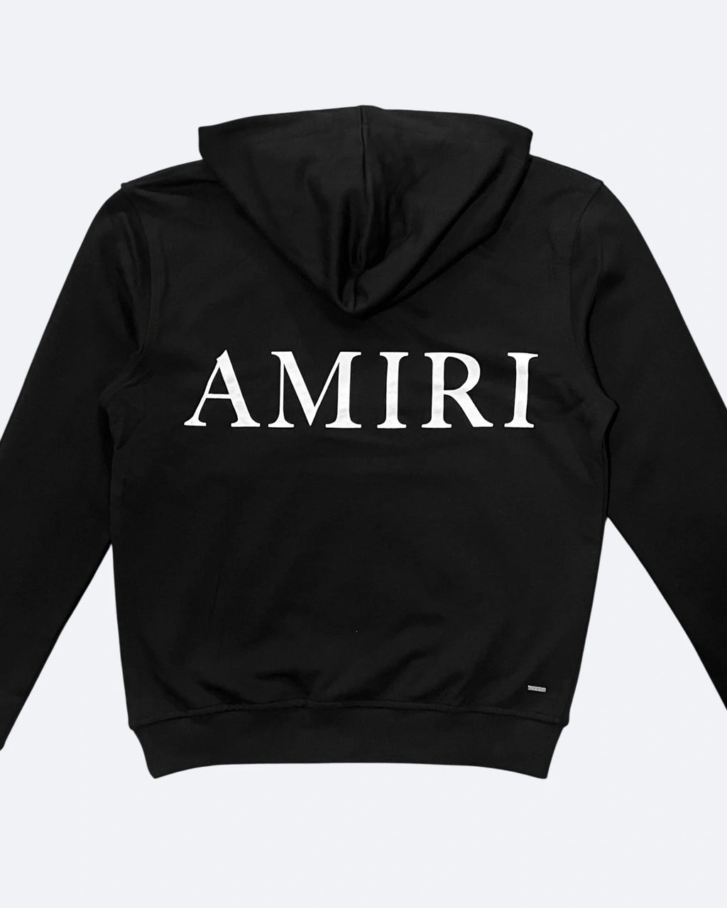 Amiri – klasická mikina s kapucí s logem – černá