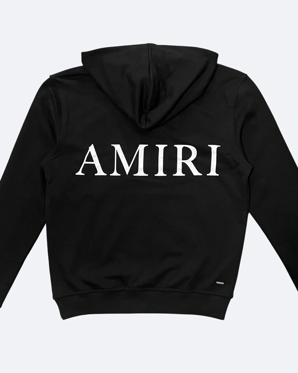 Amiri – klasická mikina s kapucí s logem – černá