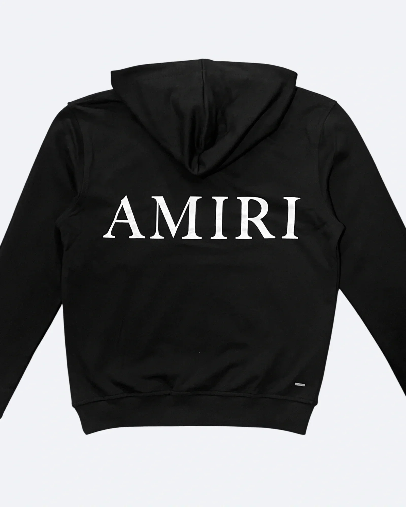 Amiri – klasická mikina s kapucí s logem – černá