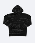 Balenciaga – mikina Shadow Script – černá
