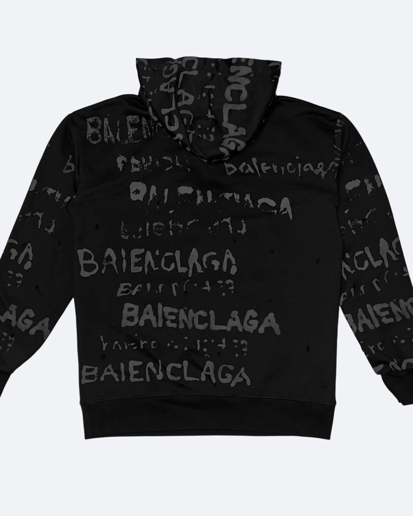 Balenciaga – mikina Shadow Script – černá