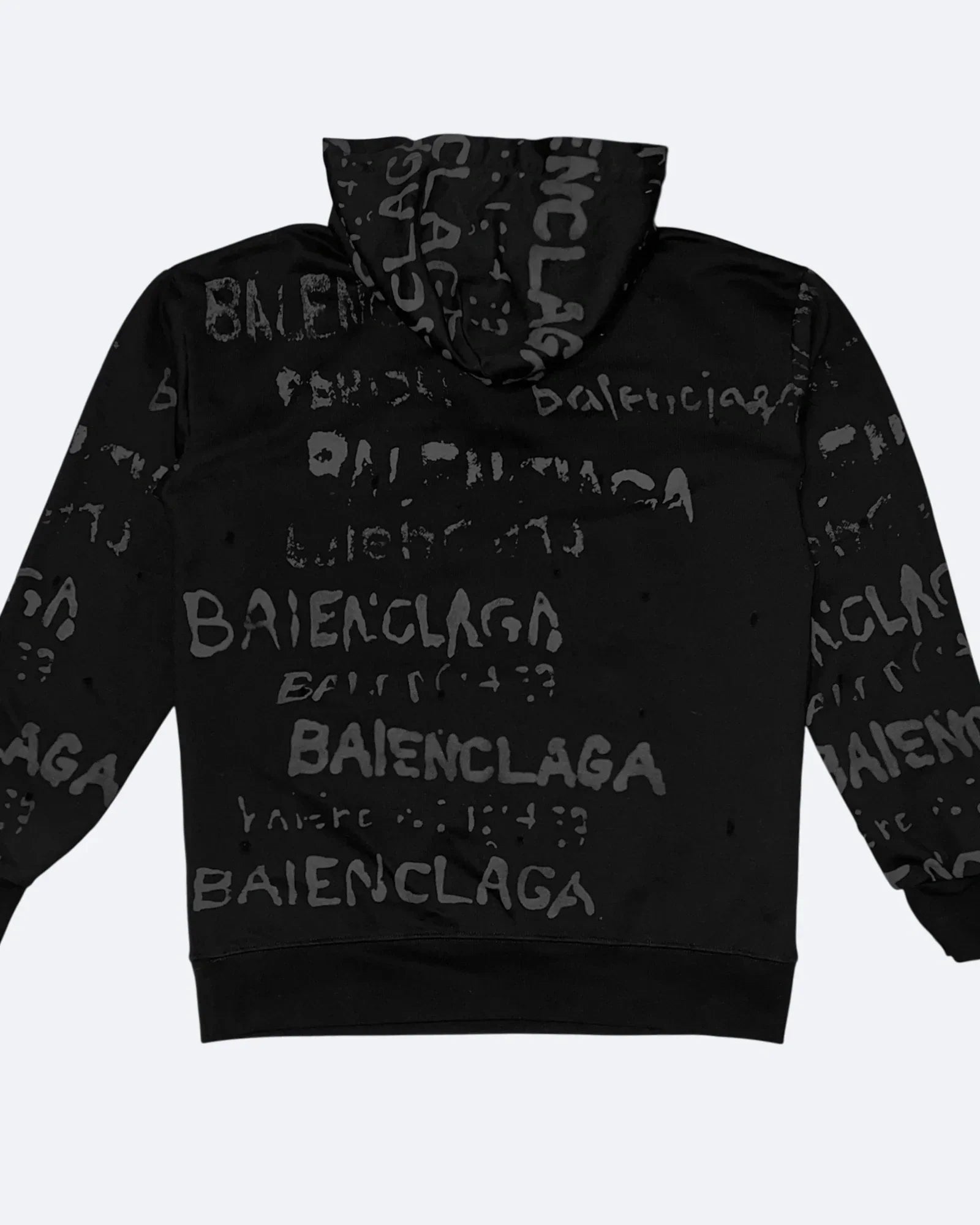 Balenciaga – mikina Shadow Script – černá