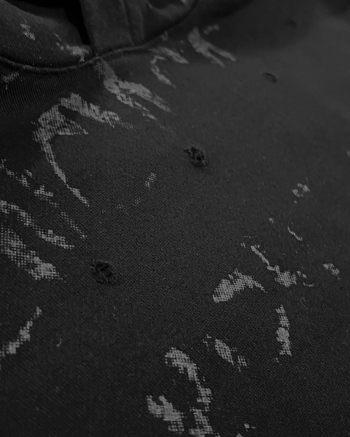 Balenciaga – mikina Shadow Script – černá