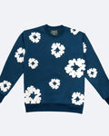 Denim Tears - Mikina Cotton Wreath - modrá