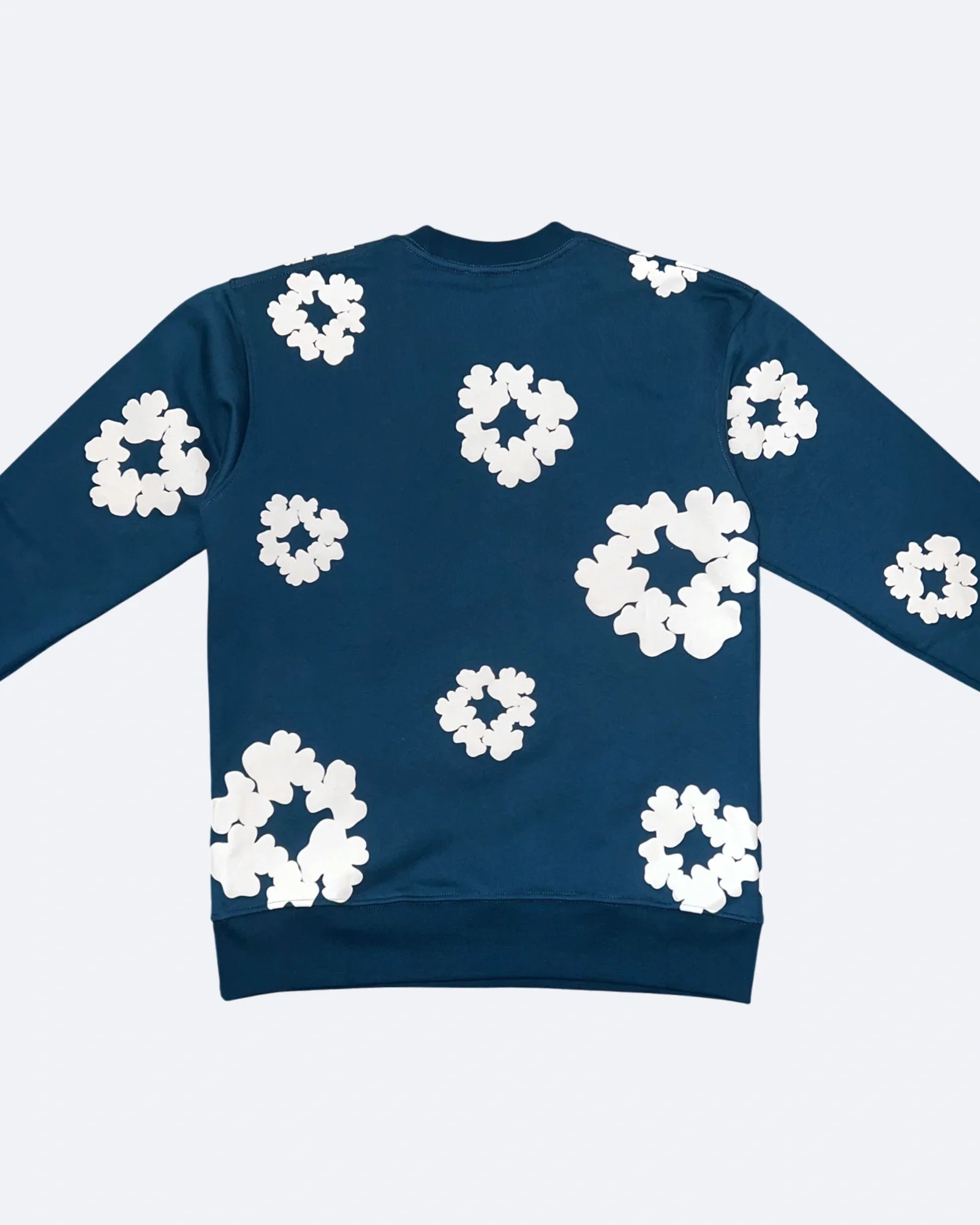 Denim Tears - Mikina Cotton Wreath - modrá
