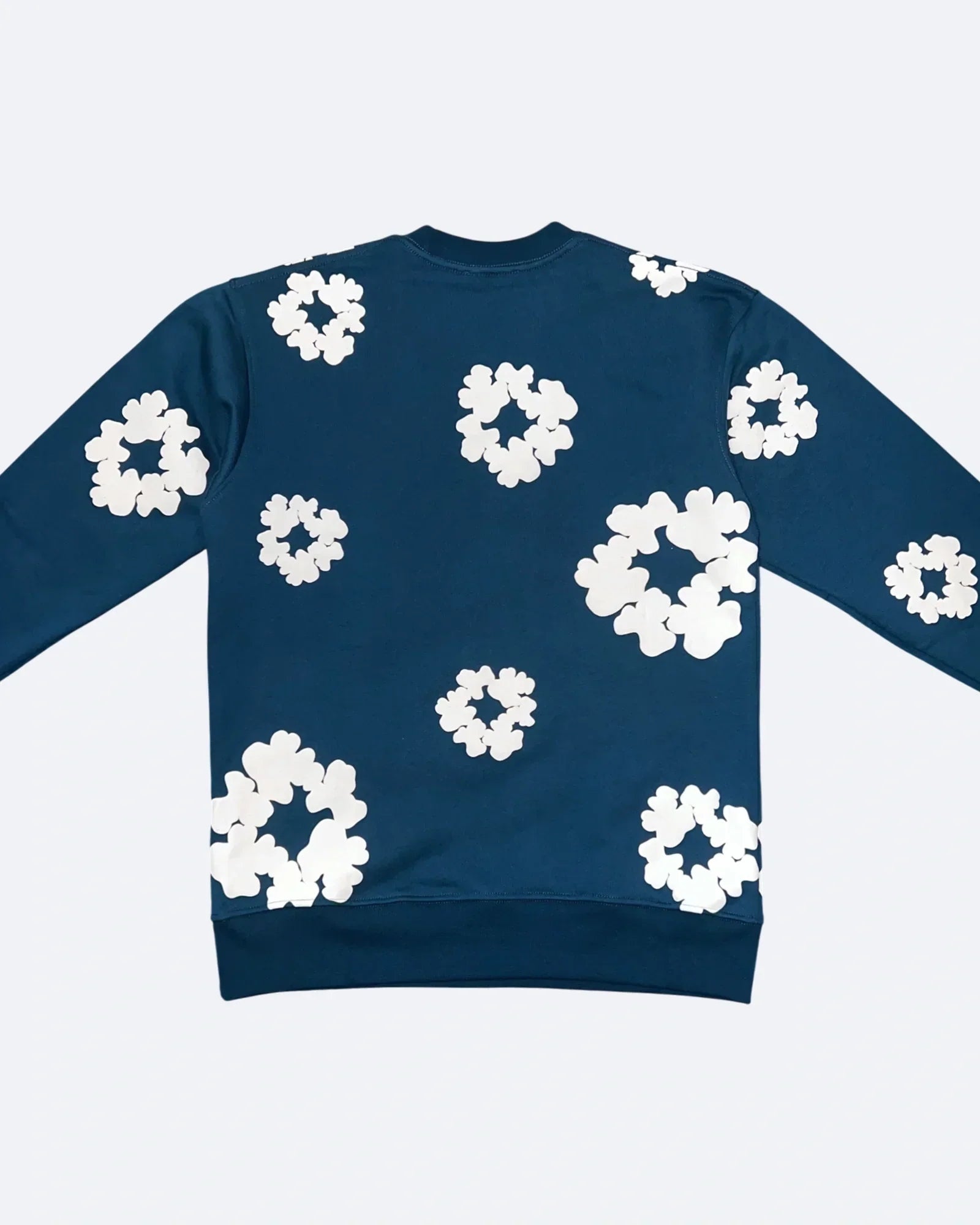 Denim Tears - Mikina Cotton Wreath - modrá