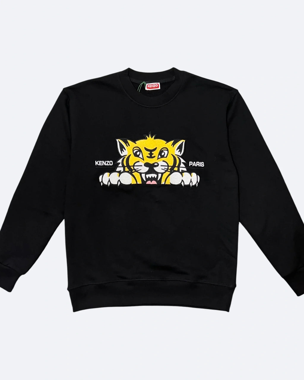 Kenzo – Mikina Angry Tiger – černá