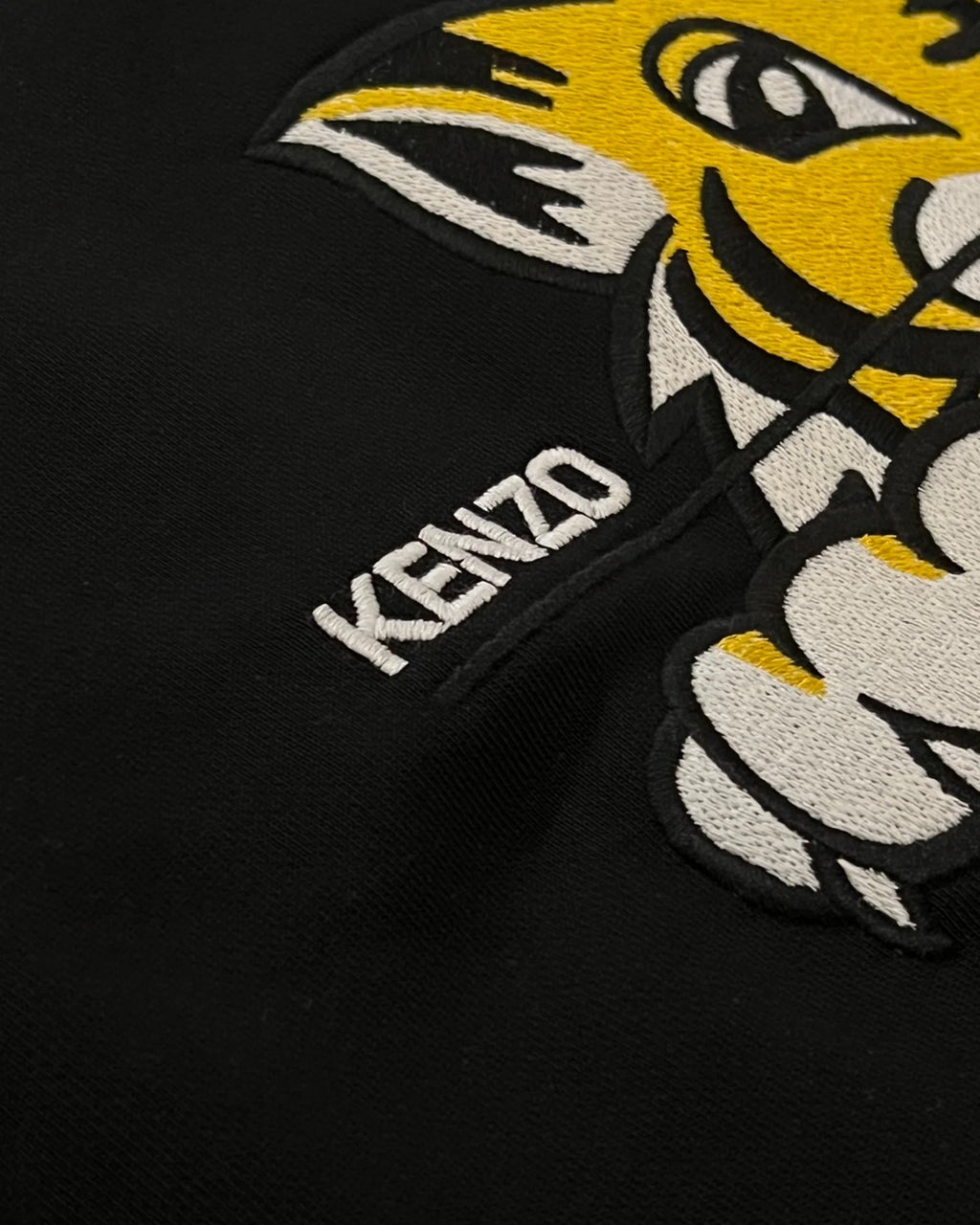 Kenzo – Mikina Angry Tiger – černá