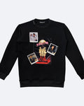 Dolce & Gabbana - Mikina Scraface - Černá