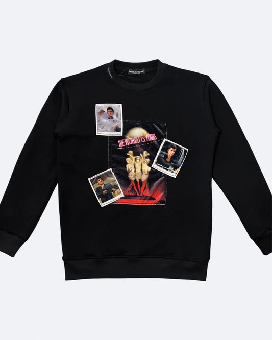 Dolce & Gabbana - Scraface Sweatshirt - Black