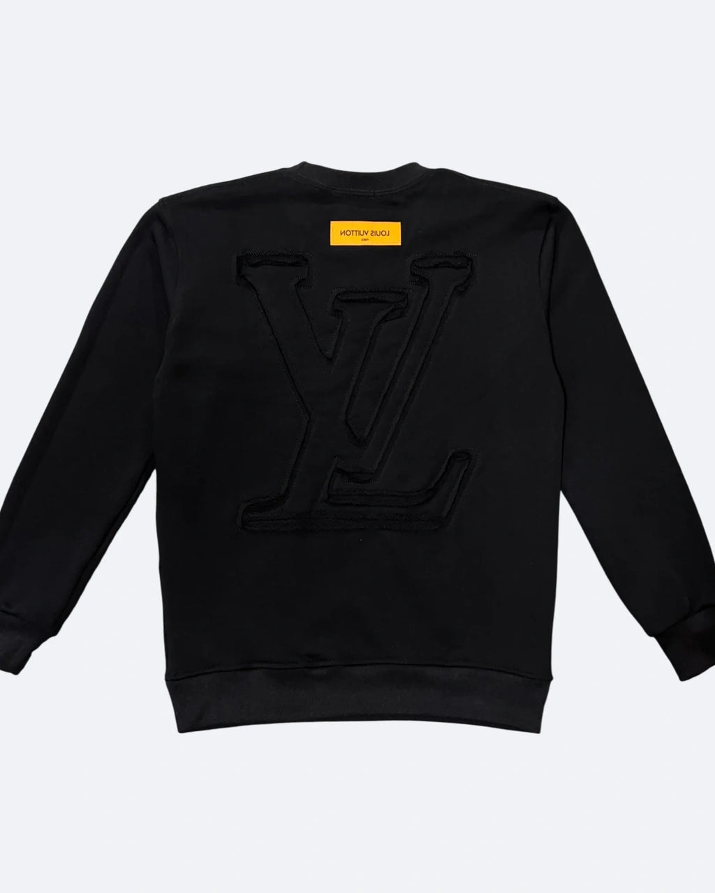 LVTN – mikina s aplikací monogramu – černá