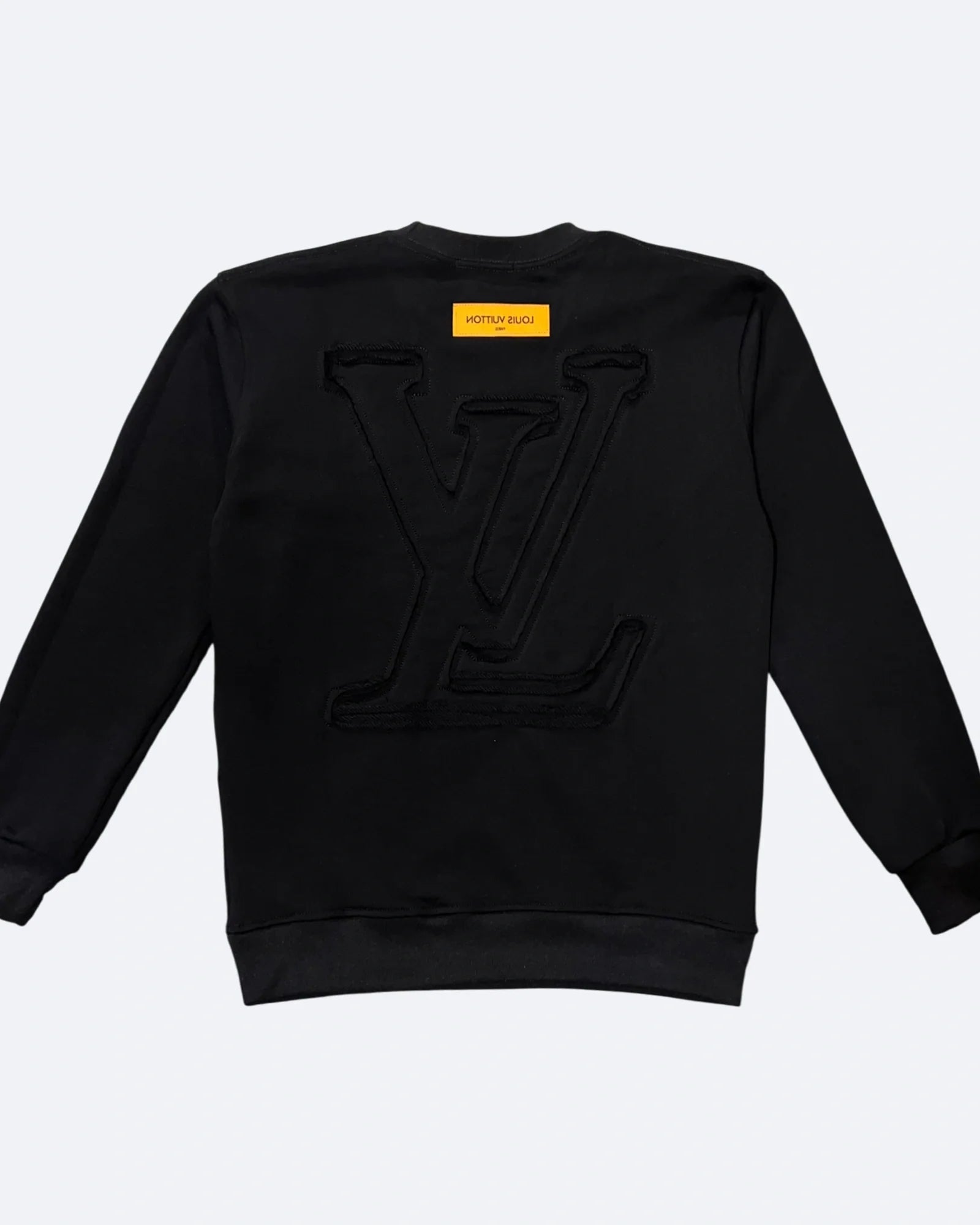 LVTN – mikina s aplikací monogramu – černá