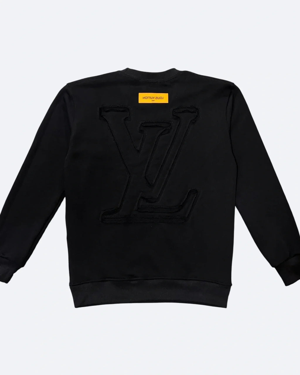 LVTN – mikina s aplikací monogramu – černá