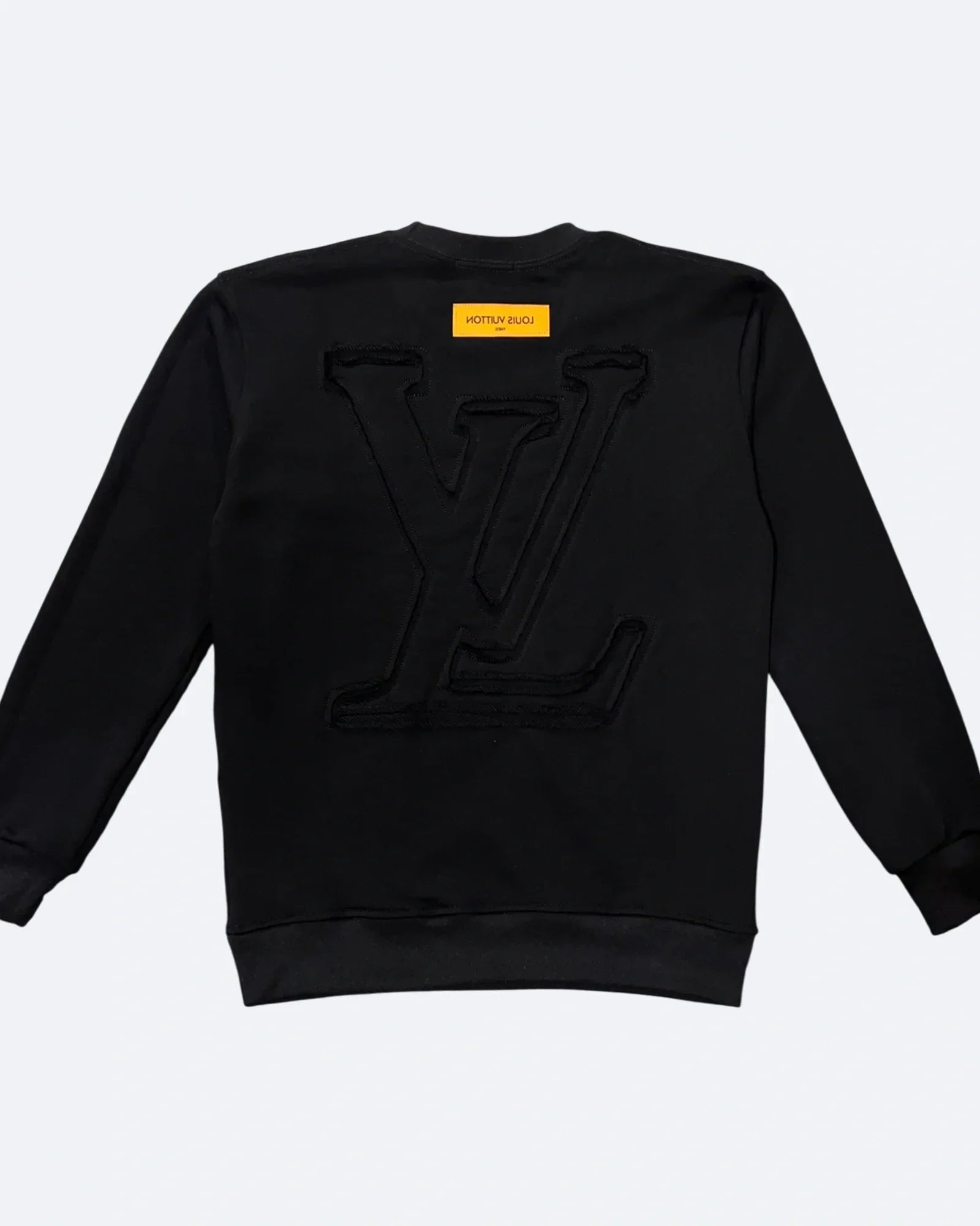 LVTN – mikina s aplikací monogramu – černá