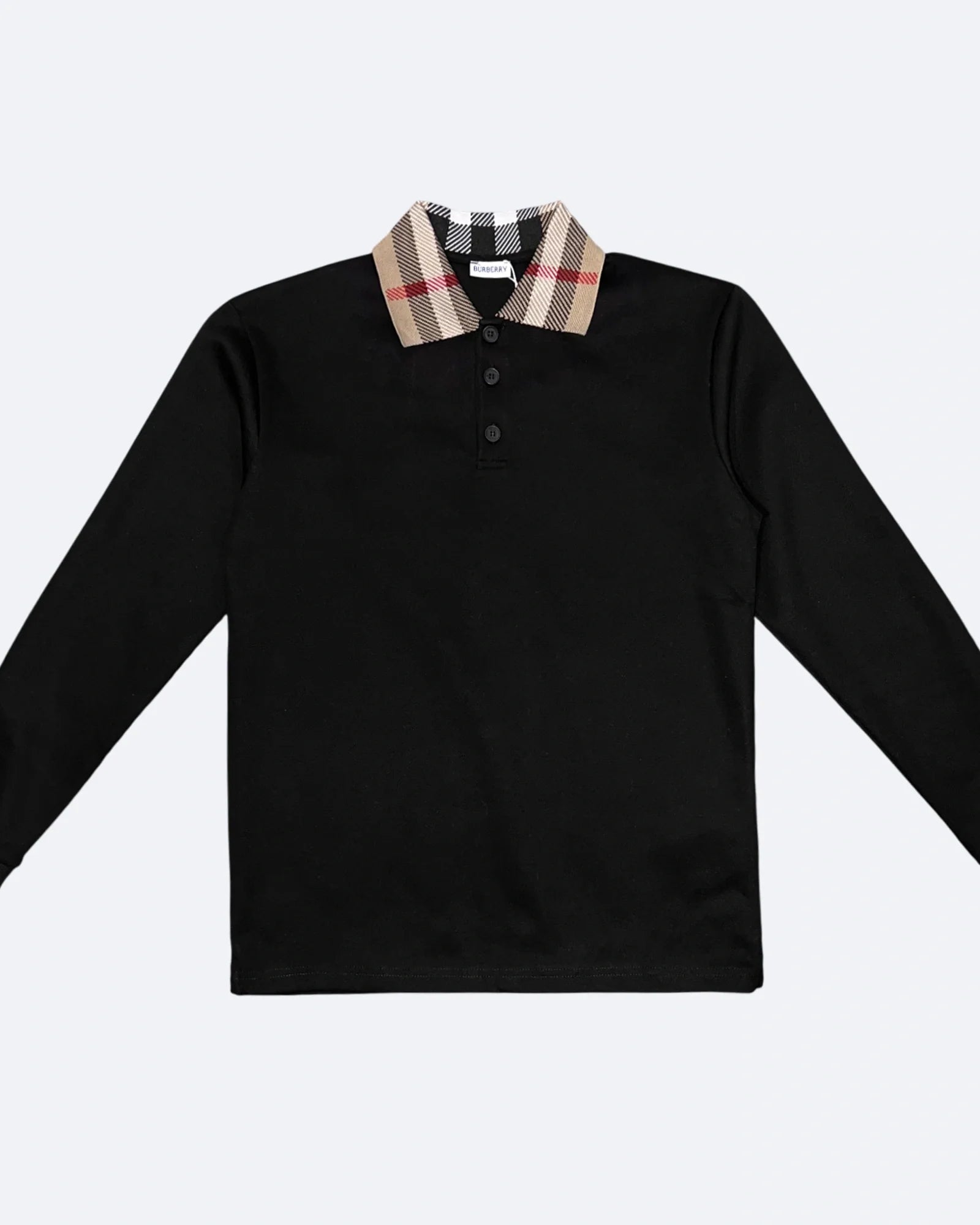 Burberry - Polokošile s dlouhým rukávem - Černá