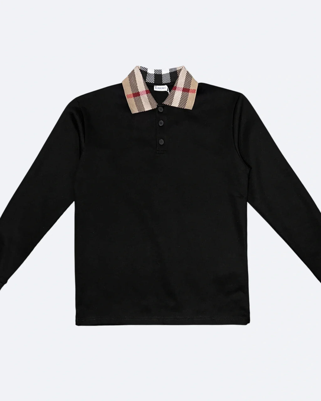 Burberry - Polokošile s dlouhým rukávem - Černá