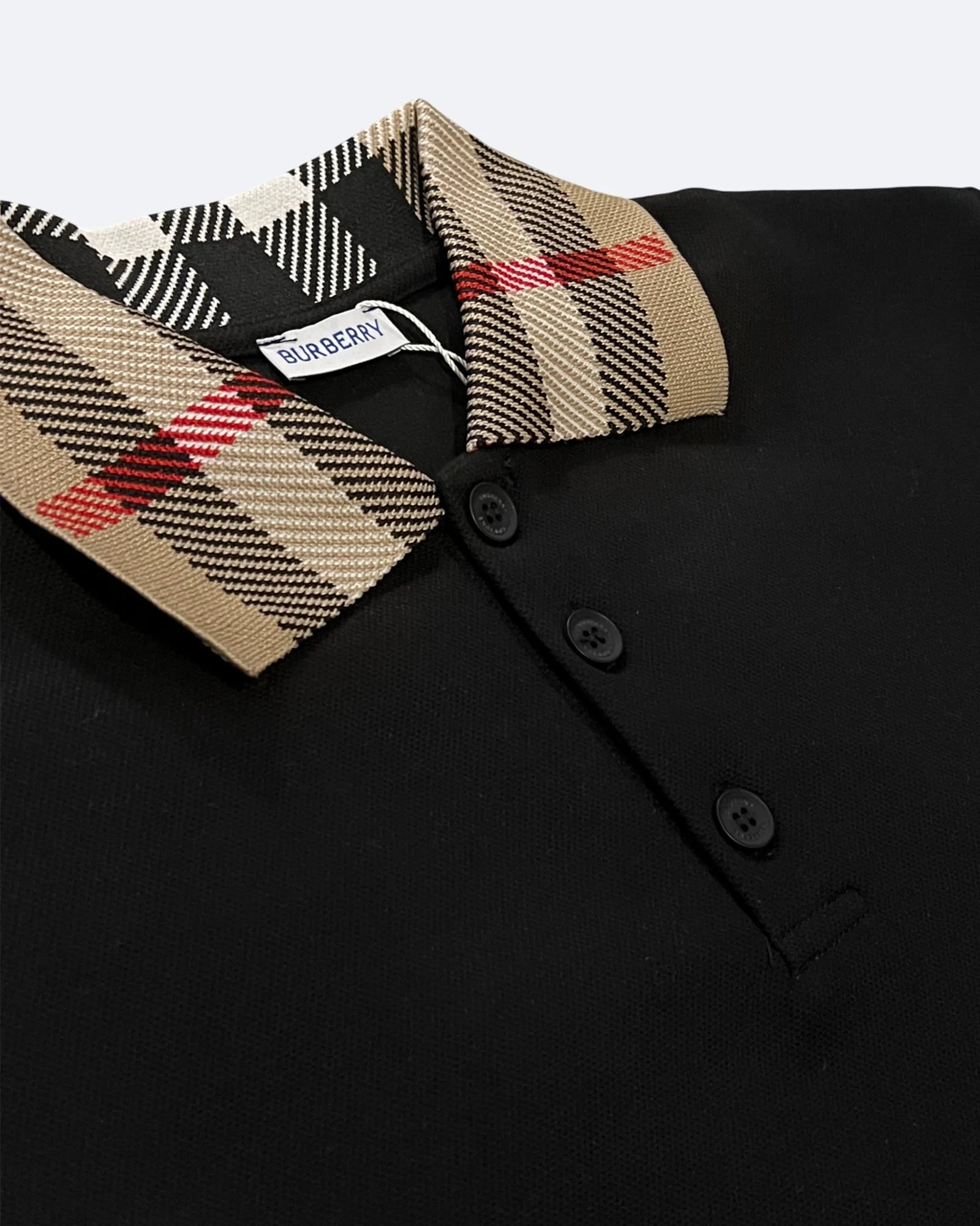 Burberry - Polokošile s dlouhým rukávem - Černá