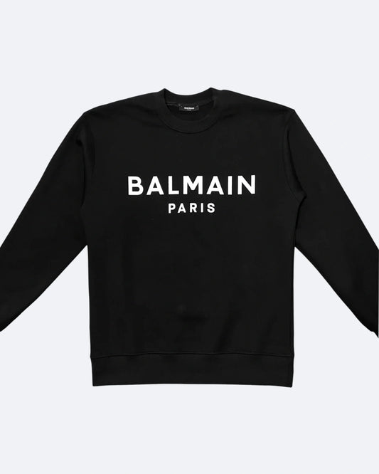 Balmain - Classic Logo Sweatshirt - Black