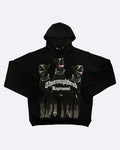 Represent - Mikina s kapucí Thoroughbred Oversized Hoodie - černá