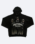 Represent - Mikina s kapucí Thoroughbred Oversized Hoodie - černá