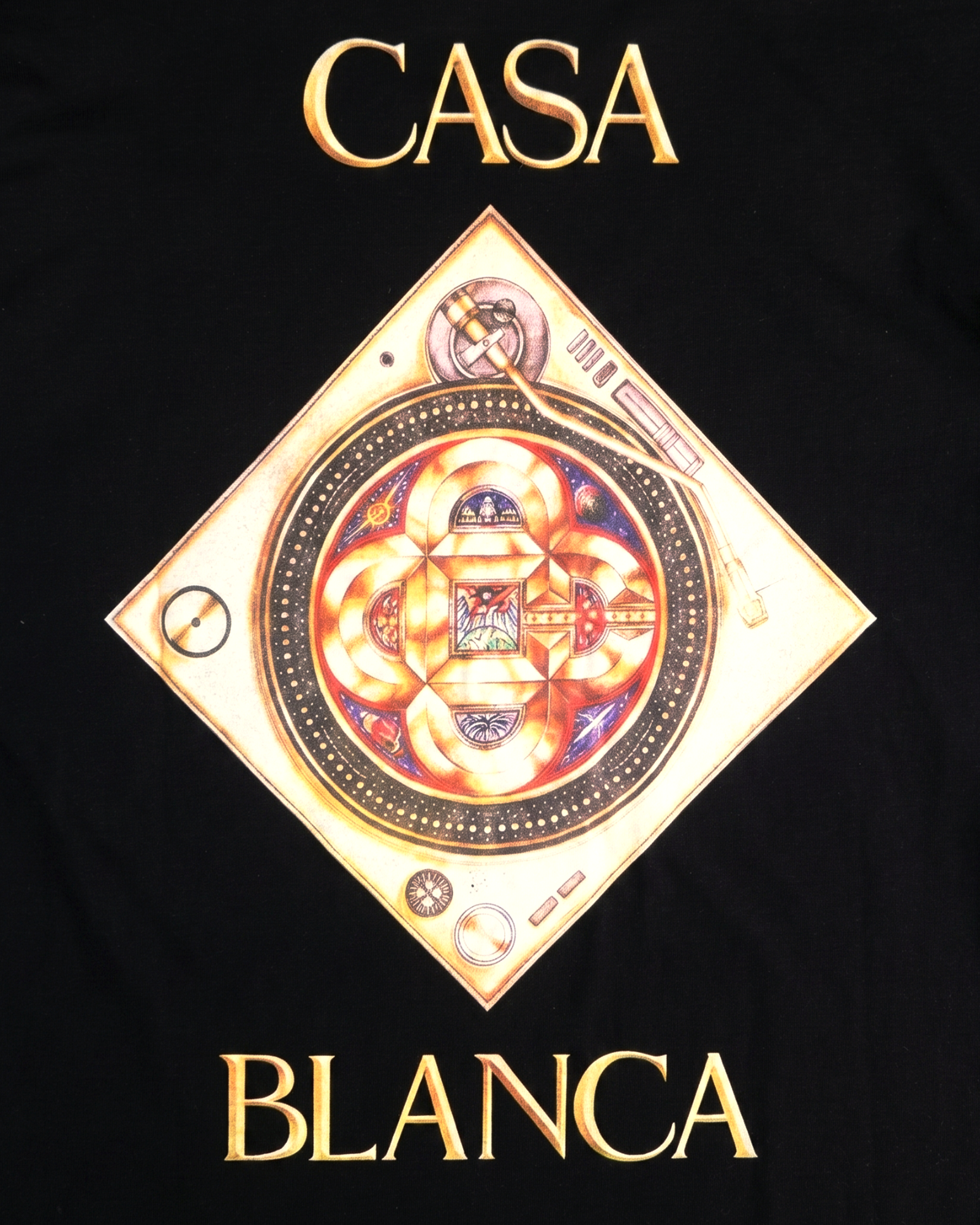 Casablanca - Treasure Graphic T-Shirt - Black
