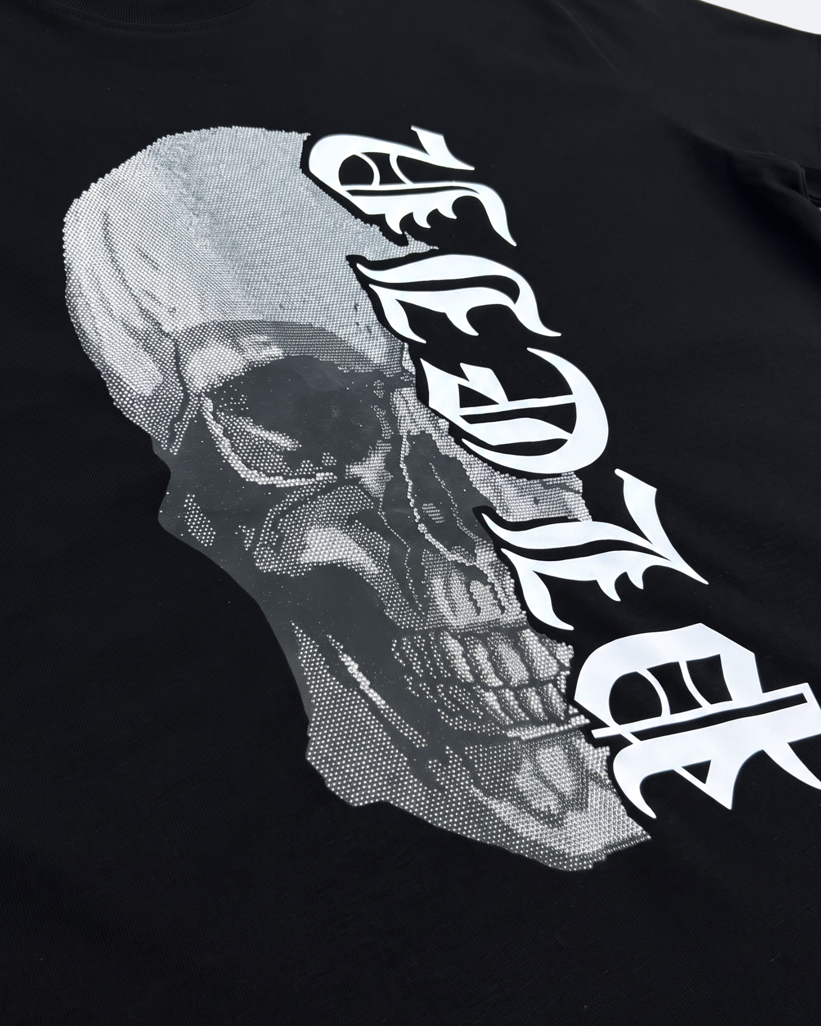Philip Plein - Half-Skull T-Shirt - Black