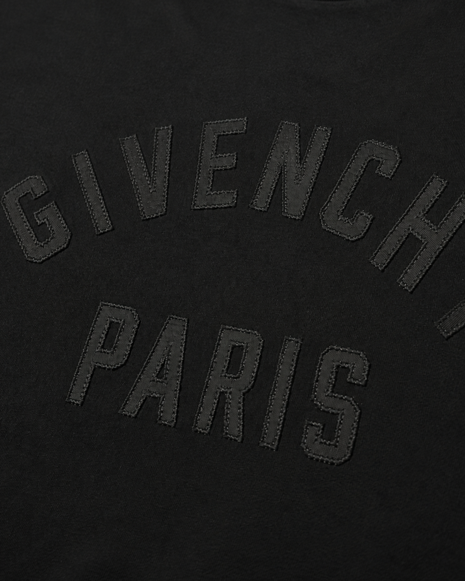 Givenchy - College Logotype Applique T-Shirt - Black