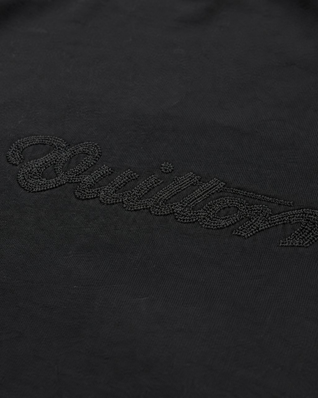 LVTN - Monogram Embroidery T-Shirt - Black