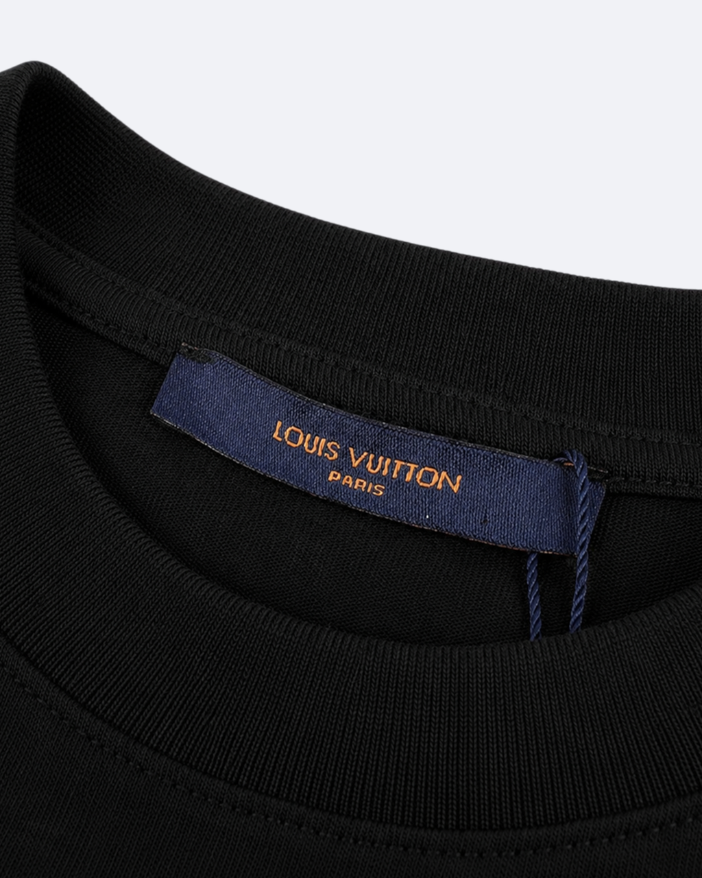 LVTN - Star Pattern Sleeve T-Shirt - Black