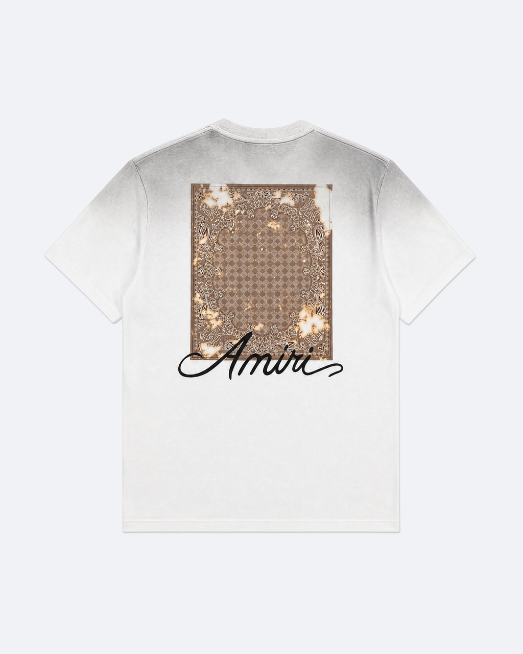 Amiri - Bandana Print T-Shirt - Dirty White