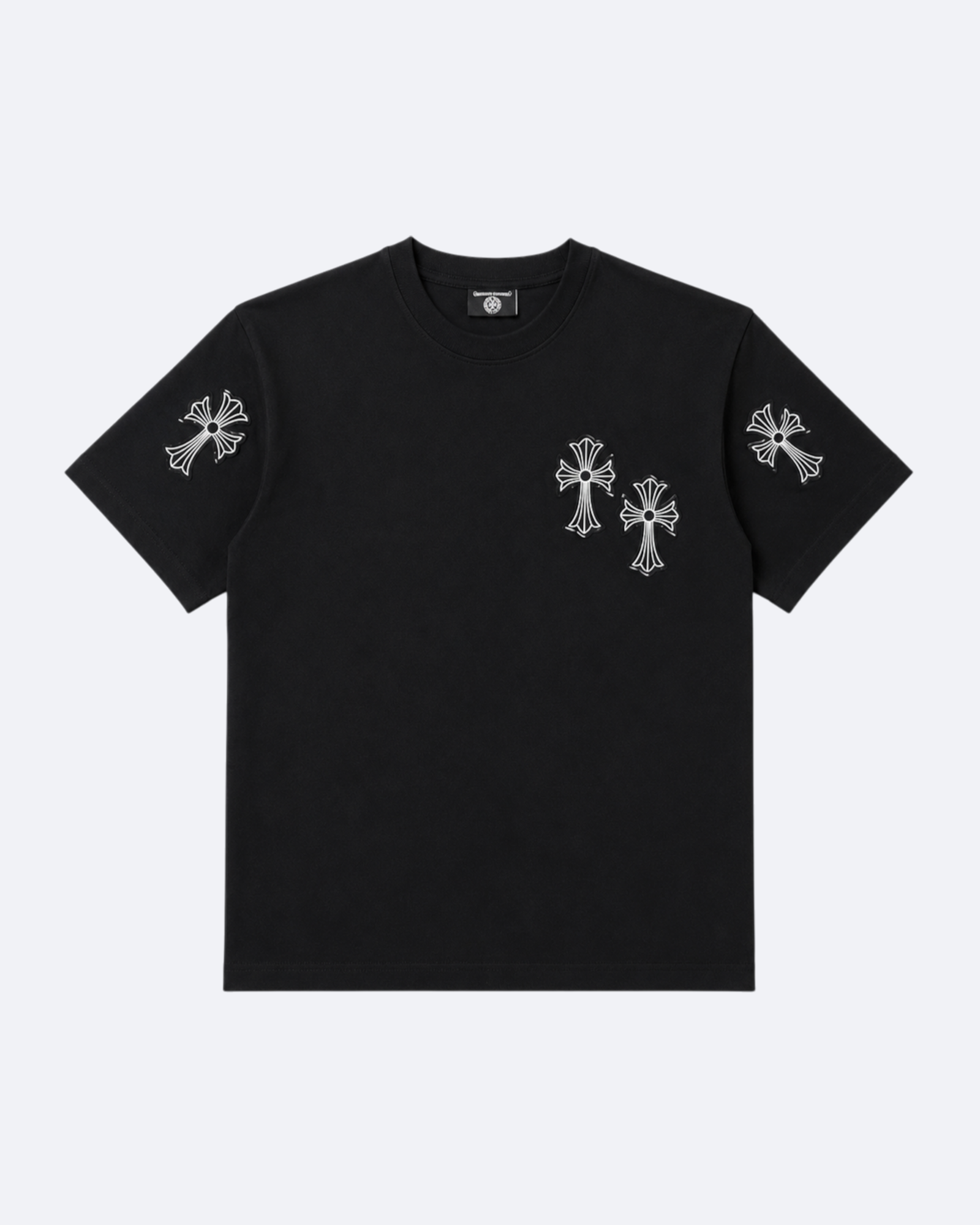 Chrome Hearts - White Cross T-Shirt - Black