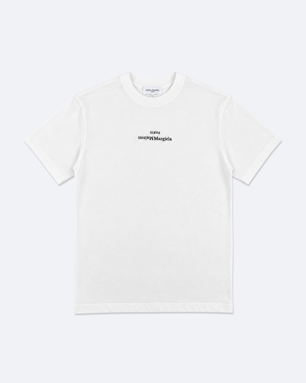 Maison Margiela - Reversed Logo Embroidery T-Shirt - White
