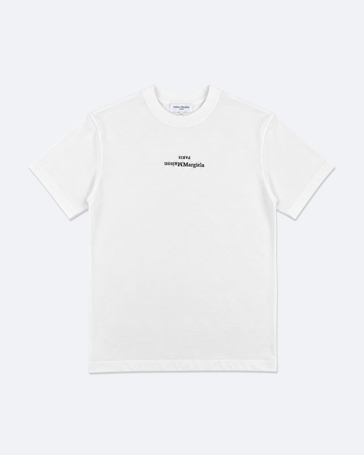 Maison Margiela - Reversed Logo Embroidery T-Shirt - White