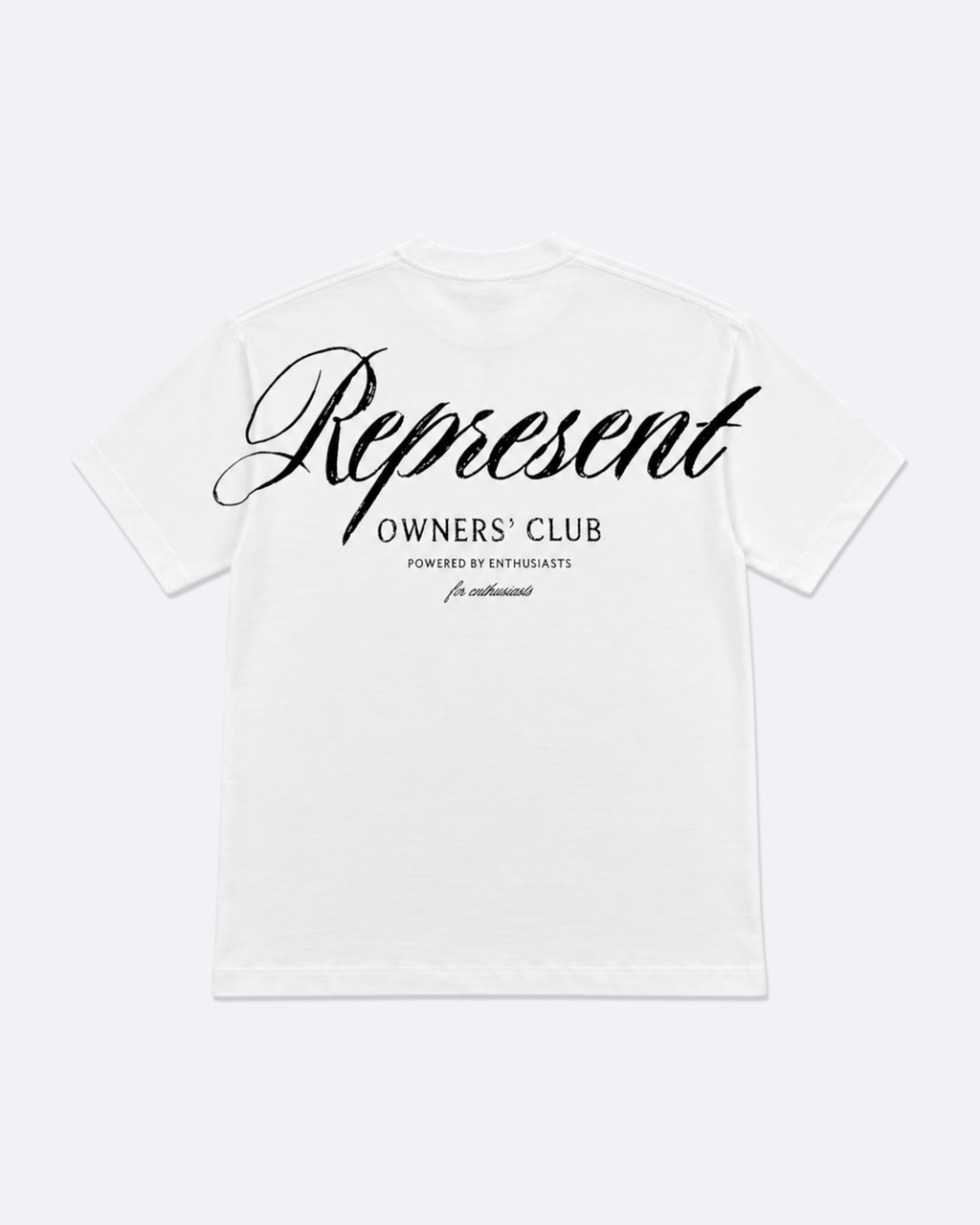 Represent - Script Logo T-Shirt - White