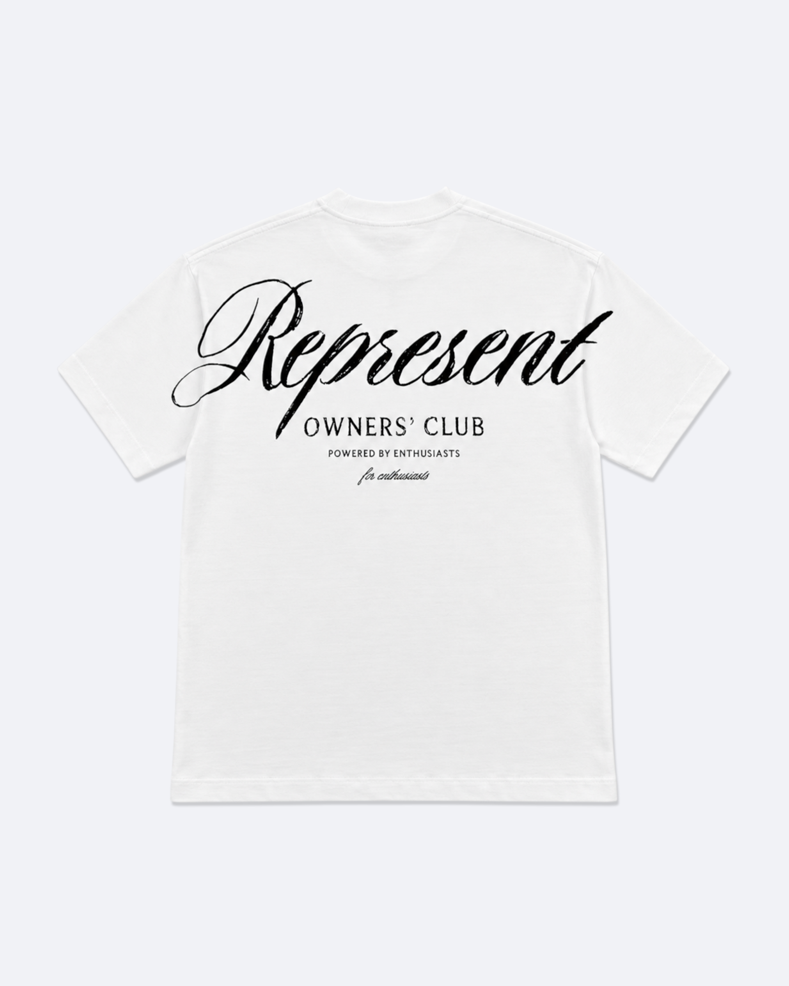 Represent - Script Logo T-Shirt - White