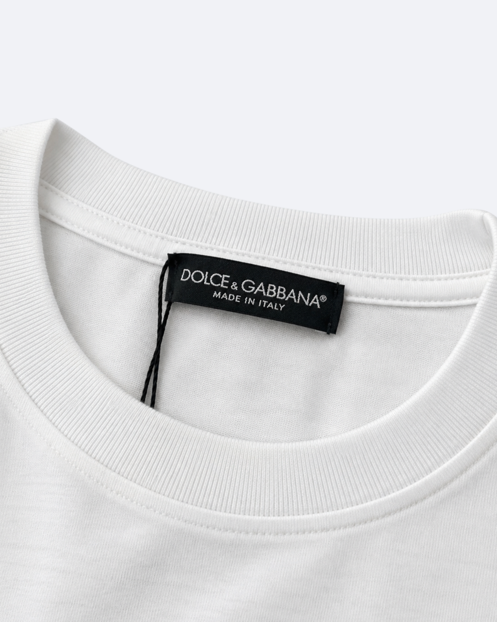 Dolce & Gabbana - Plate Logo T-Shirt - White