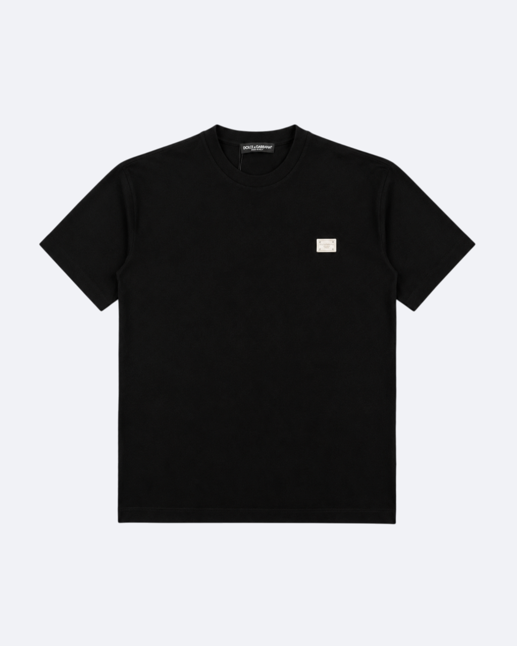 Dolce & Gabbana - Plate Logo T-Shirt - Black