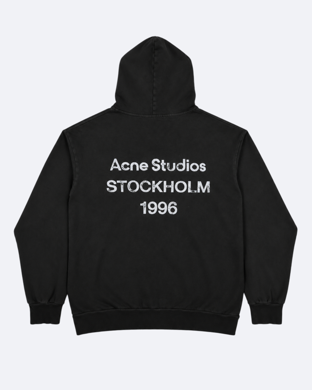 Acne Studios - Fleece Logo Hoodie - Black