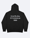 Acne Studios - Fleece Logo Hoodie - Black