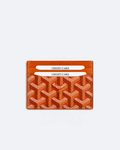 Goyard - Goyardine Pattern Cardholder - Orange