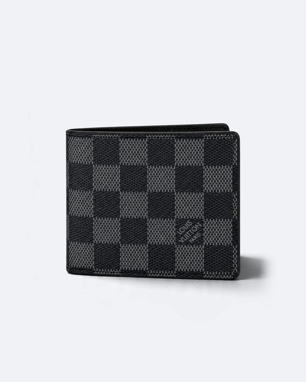 LVTN - Damier Pattern Wallet - Black