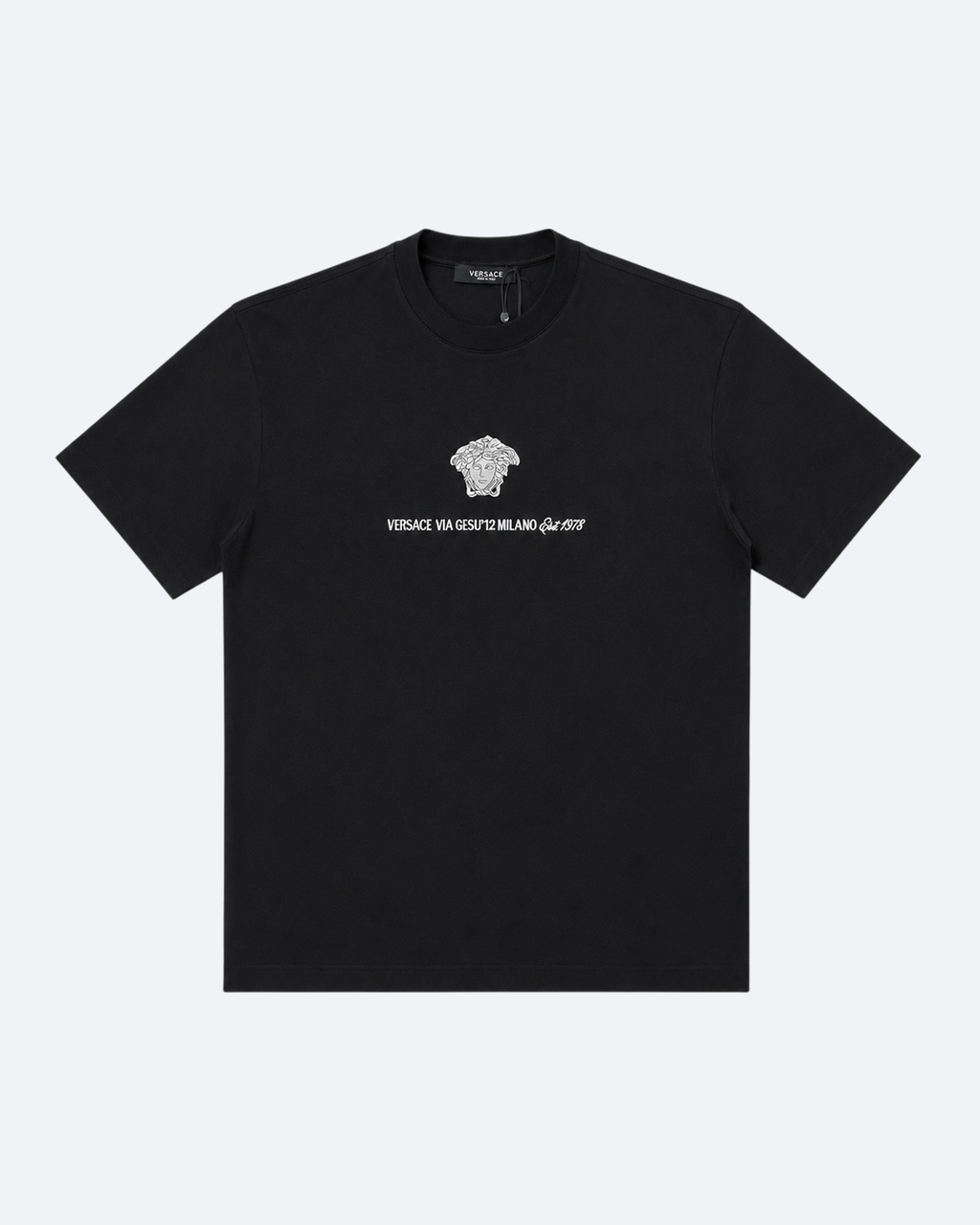 Versace - Medusa Embroidery T-Shirt - Black