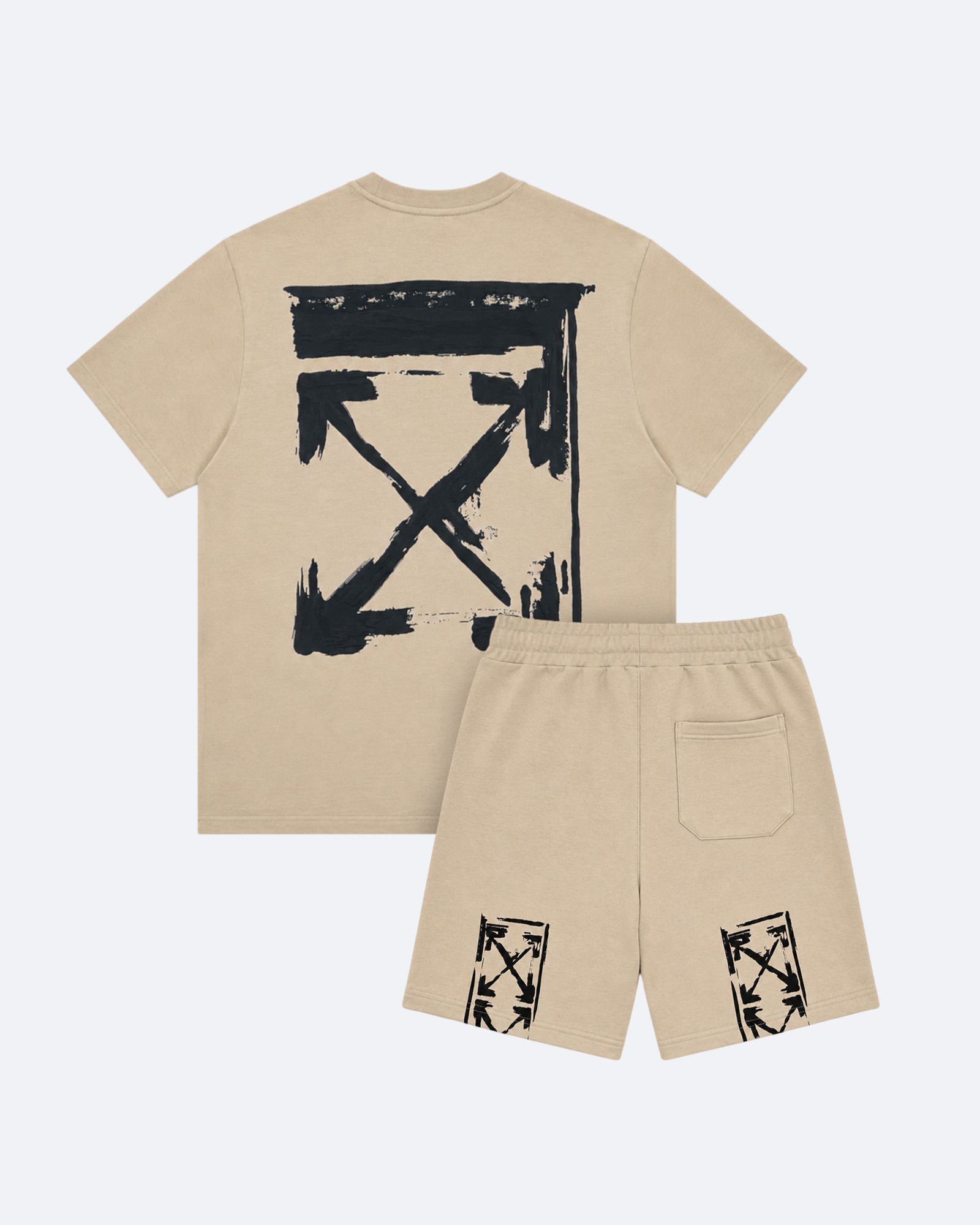 Off-White - Brushed Arrow Summer Set - Beige
