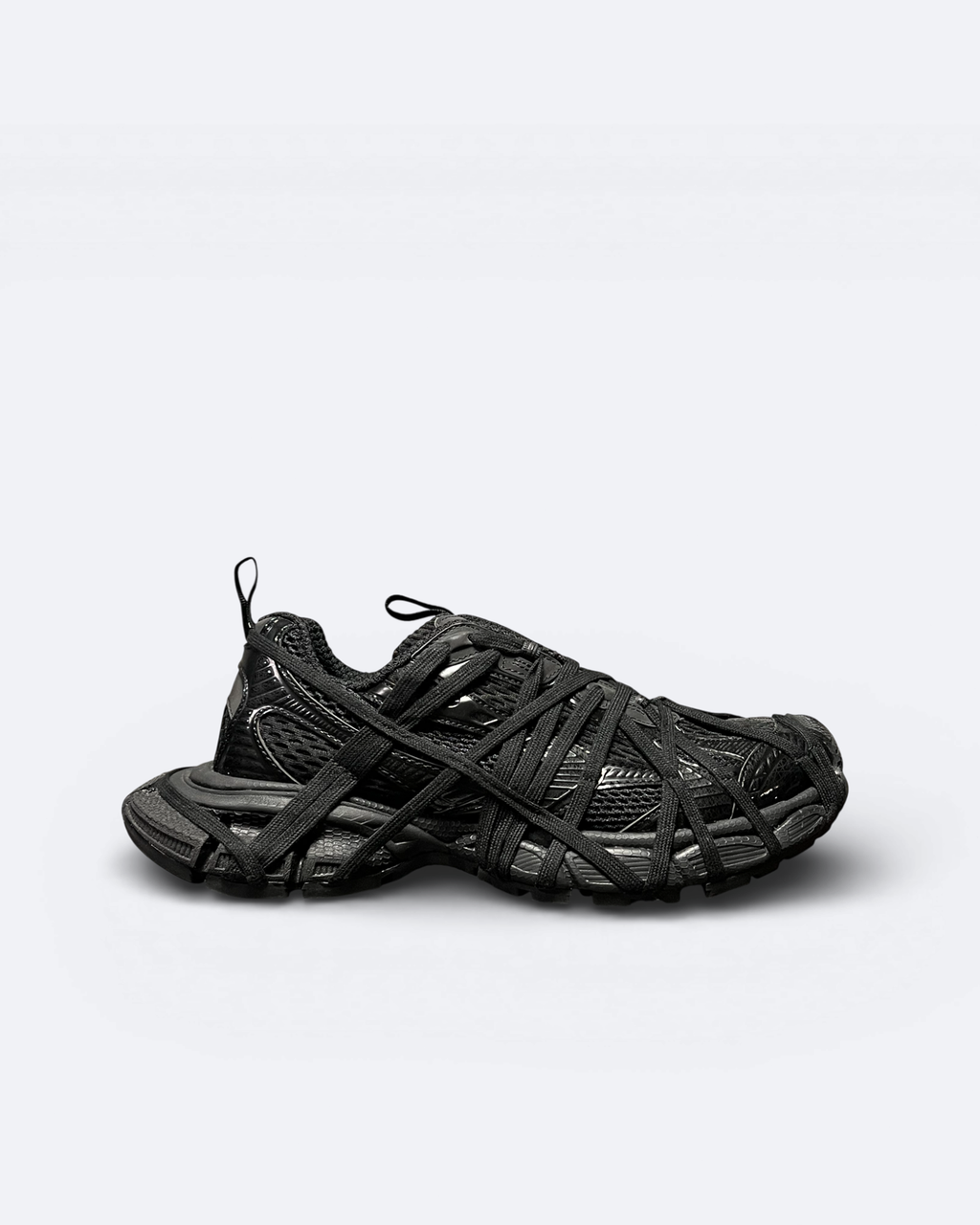 Balenciaga – tenisky 3XL Extreme Lace – černé