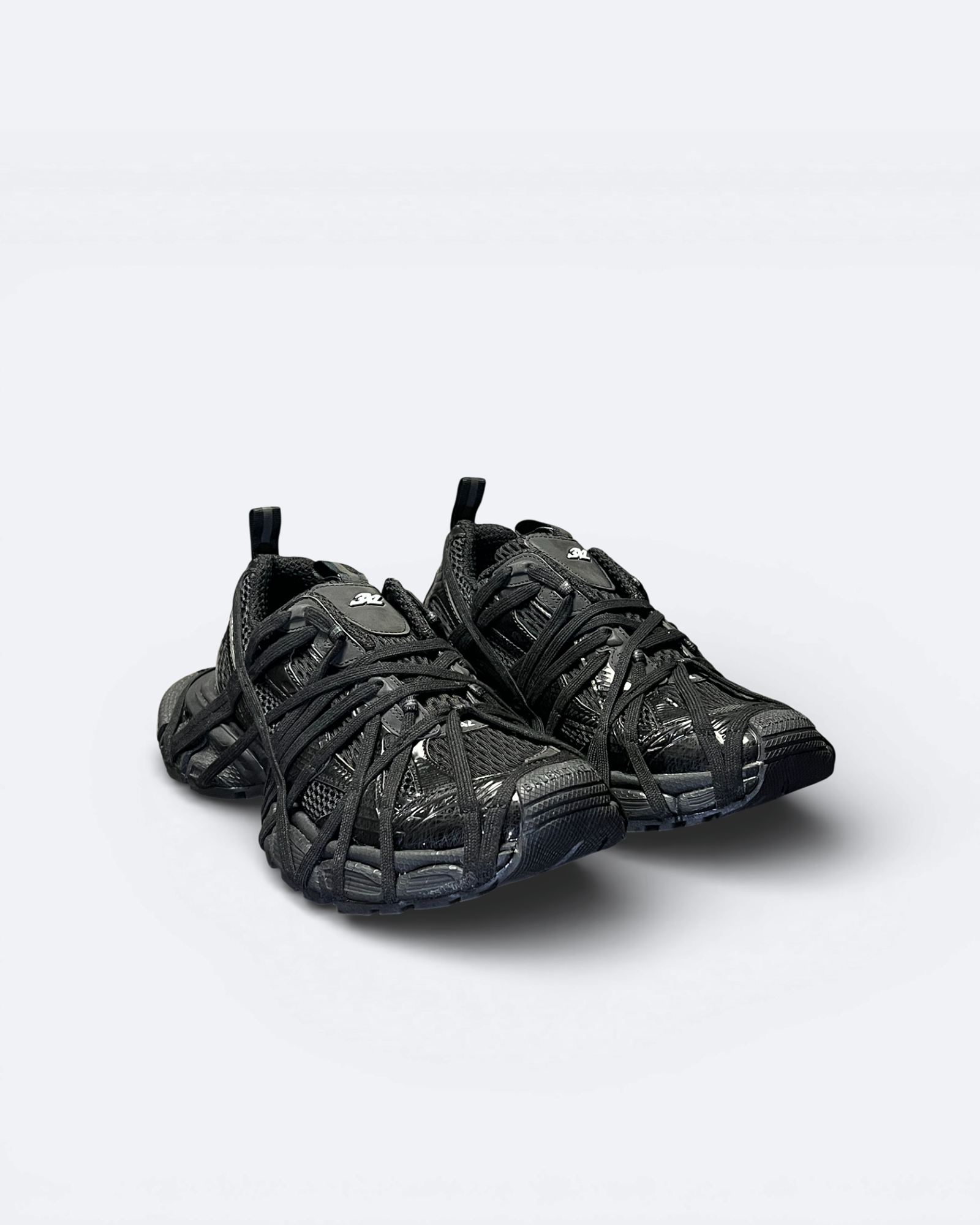 Balenciaga – tenisky 3XL Extreme Lace – černé