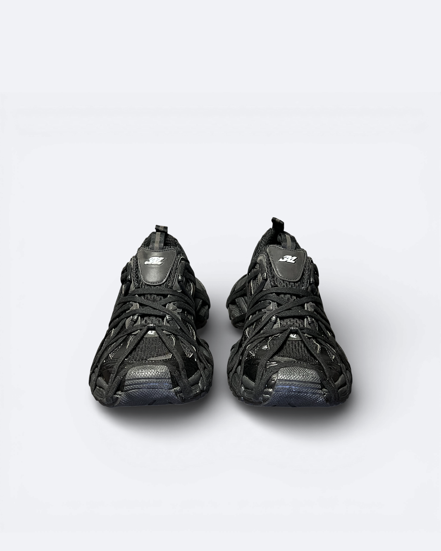 Balenciaga – tenisky 3XL Extreme Lace – černé