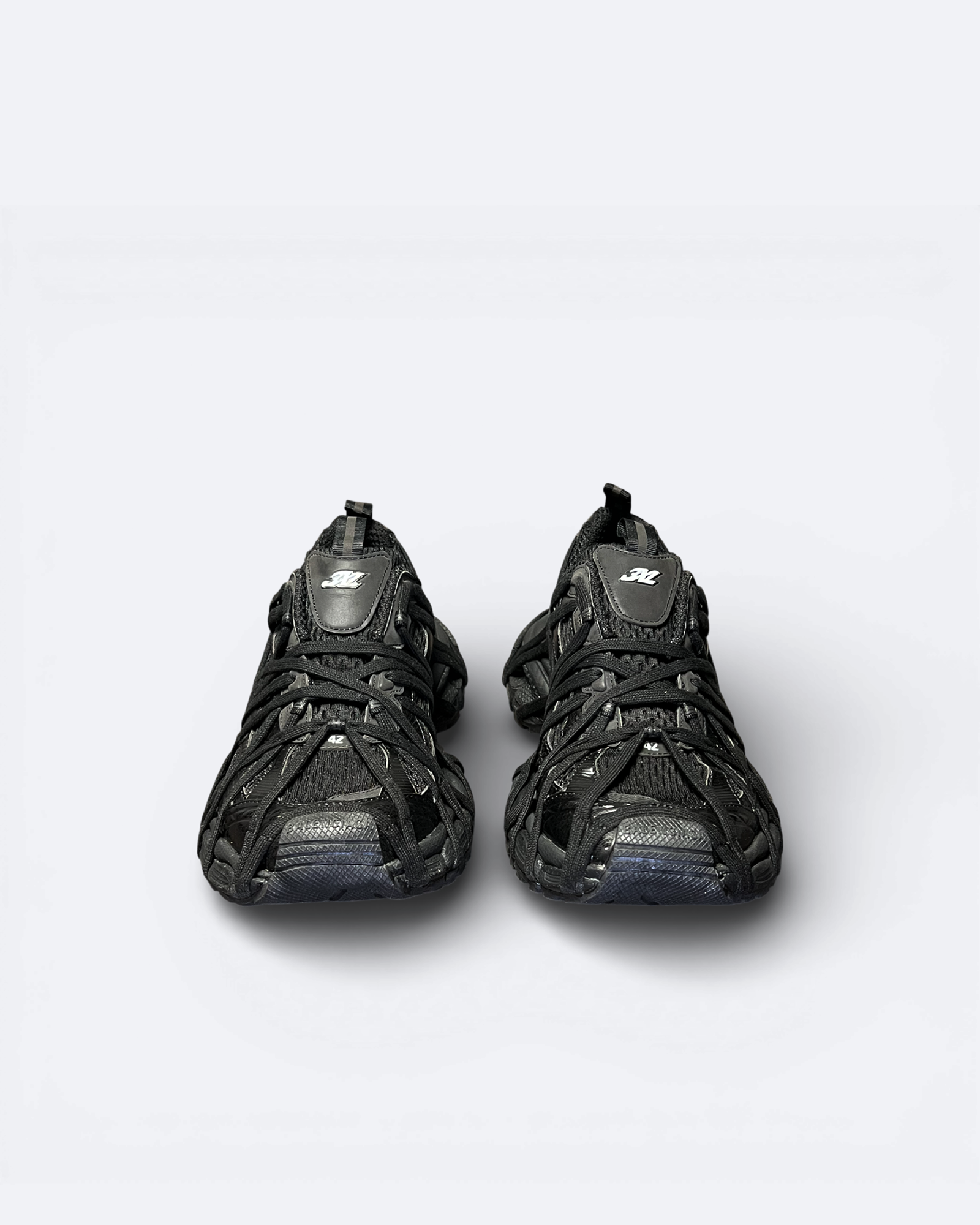 Balenciaga – tenisky 3XL Extreme Lace – černé